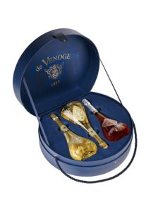 CHAMPAGNE DE VENOGE COFFRET CADEAU TRIO DE CUVEES LOUIS XV MILLESIMMEES DIT COFFRET 290 POINTS ROBERT PARKER