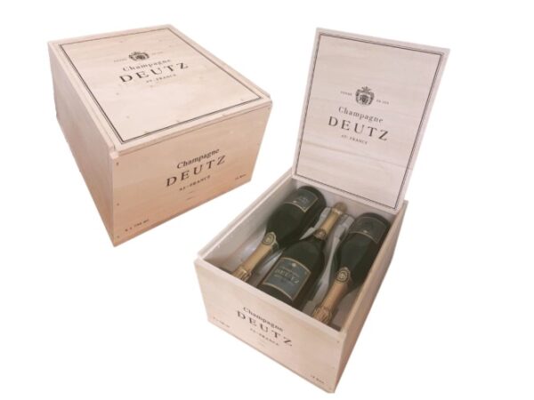 Champagne Deutz Caisse bois 6 bouteilles