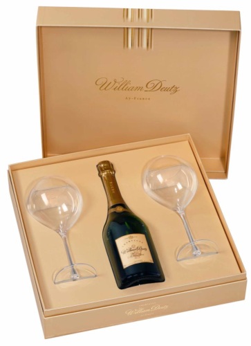 Champagne Deutz Coffret complicité cuvée prestige 2 flûtes synergie