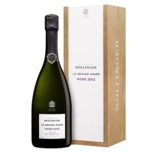 Champagne Bollinger La Grande année Rosé millésime en coffret bois