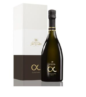 Champagne Jacquart Cuvée Alpha Blanc millésimé en coffret