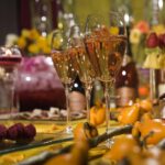 Gros plan verre de champagne