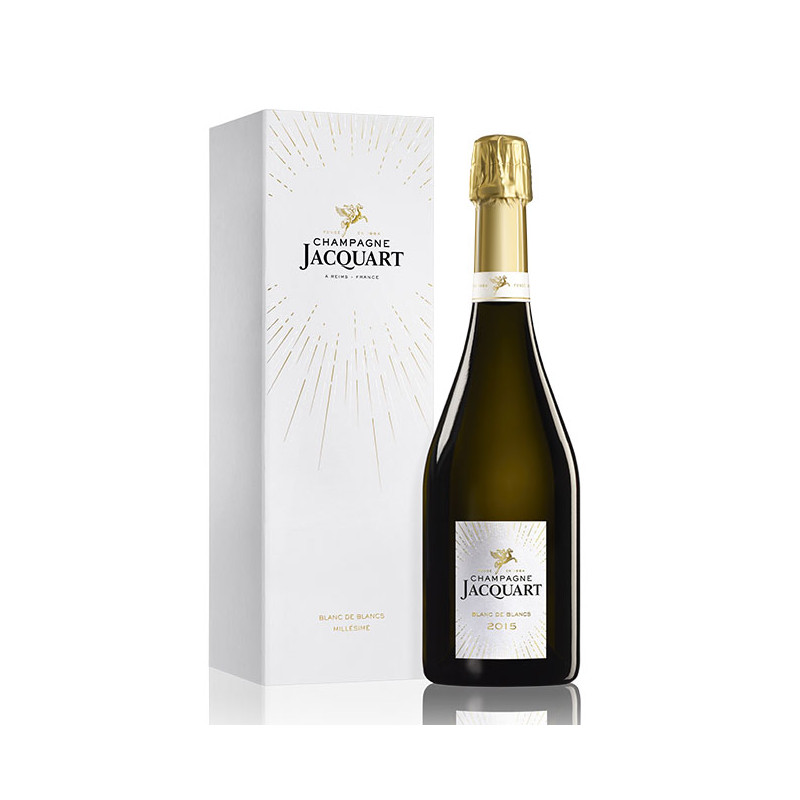 Jacquart Champagne Blanc de blancs 2015 en coffret