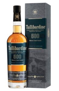 Whisky Tullibardine-500-Sherry-Finish-single-malt-etui